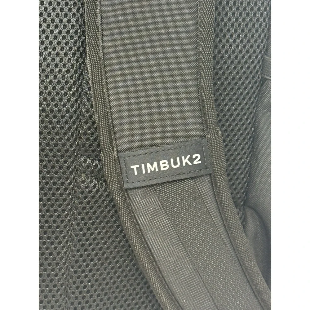 Timbuk2 Parkside Eco Black Backpack 3840-3 Company‎ Logo Bag